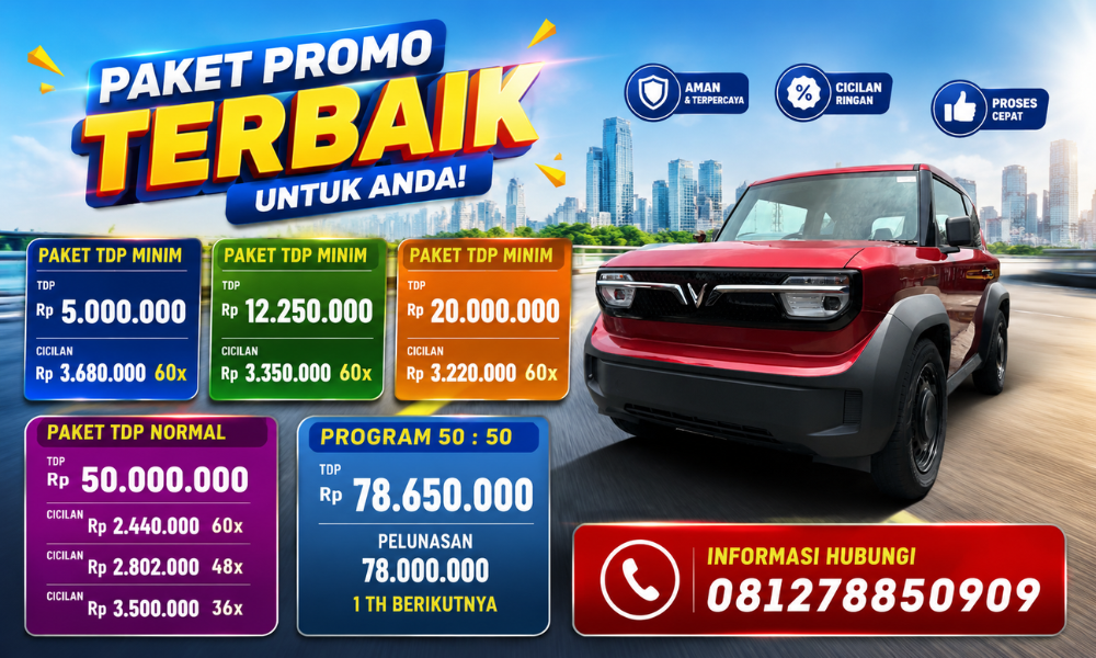 Promo Mobil Listrik VinFast Jakarta - Dealer Resmi Radio Dalam