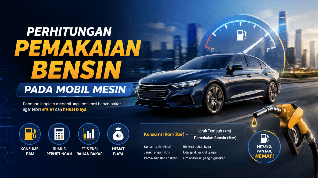 Perhitungan Pemakaian Bensin Pada Mobil Mesin