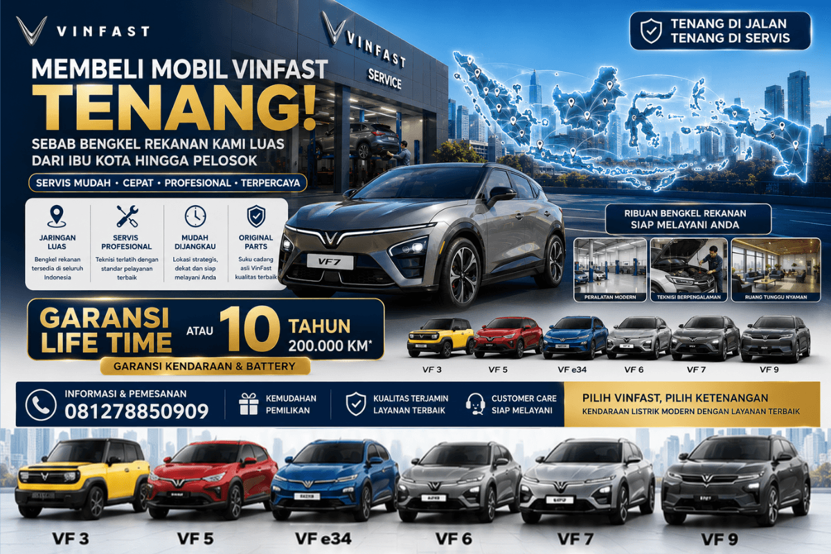 Promo Mobil Listrik VinFast Jakarta - Dealer Resmi Radio Dalam